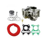 DORFEY Adatto for YAMAHA XC50D XC50H XC50R BX50S BX50N NS50F CE50D CE50ZR Moto Cilindro da 38 mm Pistone Testa Guarnizione Filtro Carburante Tubo Olio