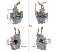 DORFEY Carburatore PW50 adatto for Yamaha PW50 PW 50 PY50 QT50 50 YF60 YT60 Moto Dirt Bike