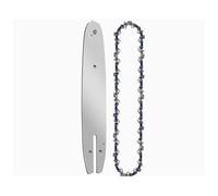 DORFEY Catena for motosega da 8 pollici con 33 denti guida DL da 3/8" a passo basso e 0,050" di spessore, seghe elettriche, sega di ricarica(8 inch Guide Plate)