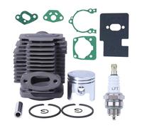 DORFEY Guarnizione del pistone del cilindro da 33 mm adatta for Mi-tsu-bi-shi TU26 1E33F, decespugliatore, tagliasiepi, anello di sicurezza for attrezzi da giardino