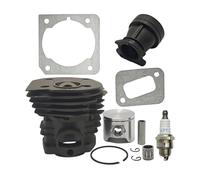 DORFEY Kit cilindro e pistone Nikasil da 44 mm adatto for H-u-s-q-v-a-r-n=a 340 345 346 346XP 350 351 353, cuscinetto, guarnizione del collettore di aspirazione, parti del motore della motosega