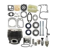 DORFEY Kit cilindro pistone da 52 mm adatto for motoseghe H-u-s-q-v-a-r-n=a 272XP 61 268 272 XP, guarnizione cuscinetto carburatore Big Bore, parti di ricambio