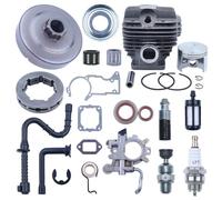 DORFEY Kit cilindro pistone da 52 mm adatto for Sthil MS440 044, tamburo pignone frizione, pompa olio, cilindro, pistone, perno, anello, anello elastico