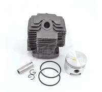 DORFEY Kit cilindro Th48 da 44 mm adatto for Kawasaik Kbl48 Kbh48 for decespugliatore Kaaz, testa cilindrica, fasce elastiche, clip perni, gruppo cilindro