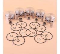 DORFEY Kit cuscinetto ad aghi con anello di sicurezza for perno pistone da 44,7 mm adatto for motore for motosega S-t-i-H-L MS260 MS 260, pezzo di ricambio 1121 030 2003