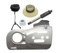 DORFEY Kit di ingranaggi a vite senza fine con piastra interna della barra della guida della pompa dell'olio adatto for motosega Husqrvan 445 450 445E 450E, parte di ricambio