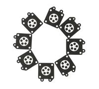 DORFEY Kit di riparazione for pastiglie di membrana di guarnizione del diaframma di dosaggio del carburatore da 10 pezzi, adatto for motosega wal bro 95-526-9-8 2500/3800/4500/5200/5800