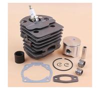 DORFEY Kit guarnizione collettore di aspirazione cuscinetto pistone testa cilindro da 45 mm adatto for motosega H-u-s-q-v-a-r-n=a 55 51 50 parti motore piastra Nikasil