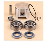 DORFEY Kit guarnizione olio cuscinetto ad aghi albero motore, clip for anello pistone da 46 mm, adatto for motosega H-u-s-q-v-a-r-n-a 55, 55 for Rancher, 55 EPA #503608171