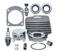 DORFEY Kit guarnizione pistone cilindro Big Bore da 52 mm adatto for motosega h-u-s-q-v-a-r-n=a 61 268 272 272XP 503758172 503446501 W cuscinetto ad aghi paraolio
