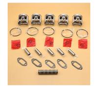 DORFEY Kit guarnizioni cuscinetto pistone anelli 5 pezzi/lotto 50 mm adatto for H-u-s-q-v-a-r-n=a 268XP 268K 268 Special 266 266XP Ricambi motore motosega