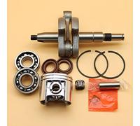 DORFEY Kit guarnizioni for cuscinetti a manovella e anelli pistone da 42,5 mm for albero motore, adatti for Sthil MS250 MS230 MS 250 230 025 023, parti del motore for motosega