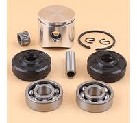 DORFEY Kit guarnizioni for cuscinetti a sfere, anelli pistone e manovella da 38 mm, adatti for parti del motore della motosega H-u-s-q-v-a-r-n-a 36, 136, 136LE, 137 e 137e.