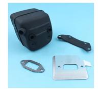 DORFEY Kit piastra di raffreddamento guarnizione supporto scarico marmitta adatto for H-u-s-v365 362 371 372 372XP 385 390 Ricambi for motosega Motosierra Gasolina