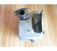 DORFEY Marmitta e copertura EX27 adatte for Robin EX270 SP270 for Wacker WM270 9HP Motore Pompa dell'acqua Silenziatore di scarico Rivestimento marmitta completo(Only Muffler)