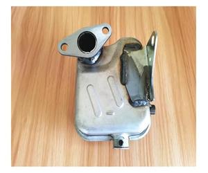 DORFEY Marmitta EX17 e copertura adatta for Robin EX13 EX21 Motore Pompa acqua Silenziatore di scarico Silenziatore Copertura Sostituzione completa(Muffler only)