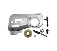 DORFEY Piastra guida catena adatta for H-u-s-q=v-a-r-n-a 445 450 445E 450E Kit dado tenditore regolatore ingranaggio a vite senza fine pompa olio motosega parte 544094001