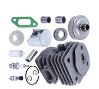 DORFEY Pignone for tamburo frizione cilindro da 47 mm for motosega h-u-s-q-v-a-r-n=a 357 359 357XP Cuscinetto ad aghi da 3/8" Ingranaggio a vite senza fine Candela di accensione