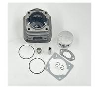 DORFEY Pistone a cilindro singolo e doppio da 43 mm, 45 mm e 45,2 mm for motoseghe a gas cinesi da 4500, 5200, 5800, 45 cc, 52 cc, 58 cc, attrezzi da giardino.(4500 43mm Single)