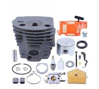 DORFEY Pistone cilindro da 46 mm adatto for h-u-s-q-v-a-r-n=a 55 51 W ReCOZil Starter Carburatore Tune-up Kit Ricambio for attrezzi da giardino
