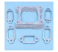 DORFEY Set di guarnizioni di scarico del cilindro e marmitta adatte for motosega S-t-i-H-L MS261C MS 261 MS261 11410292302 1141 029 2302 Ricambi di ricambio