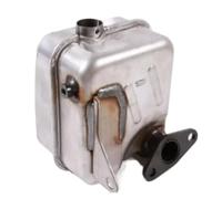 DORFEY Silenziatore e copertura Ex27 adatti for Robin Ex270 Wacker Wm270 9hp 265cc originale silenziatore alloggiamento scudo termico scarico 27930101l1(Original Muffler Asy)