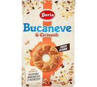 Doria - Bucaneve 6 Cereali, Biscotti Ricchi di Fibre - Ideali per la tua Colazione o Spuntino - Confezione da 300 gr