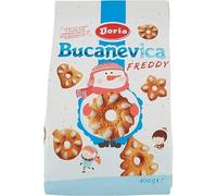 Doria - Bucaneve Classico - Biscotti Ideali per la tua Colazione o Merenda - 12 Confezioni da 400 gr Ciascuna