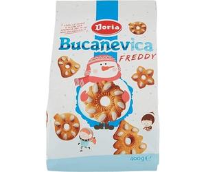 Doria - Bucaneve Classico - Biscotti Ideali per la tua Colazione o Merenda - 12 Confezioni da 400 gr Ciascuna