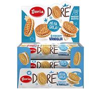 Doria Dore' Biscotti Frollini con Ripieno alla Vaniglia - Maxi Showbox da Banco con 20 confezioni da 75gr