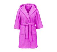 Dorian Home - Accappatoio Bambino e Bambina in Spugna con Cappuccio, Tasche, Cintura a Passanti e Gancio, 100% Cotone Traspirante Ipoallergenico - Morbido Durevole Assorbente per Piscina, Mare, Bagno
