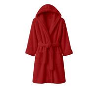 Dorian Home - Accappatoio Uomo e Donna in Spugna con Cappuccio, Tasche, Cintura a Passanti e Gancio in Cotone 100% di Alta Qualità, Durevole e Resistente, Morbido, Assorbente e Lavabile in Lavatrice