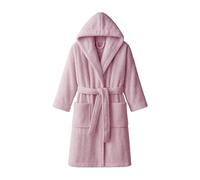 Dorian Home - Accappatoio Uomo e Donna in Spugna con Cappuccio, Tasche, Cintura a Passanti e Gancio in Cotone 100% di Alta Qualità, Durevole e Resistente, Morbido, Assorbente e Lavabile in Lavatrice