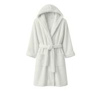 Dorian Home - Accappatoio Uomo e Donna in Spugna con Cappuccio, Tasche, Cintura a Passanti e Gancio in Cotone 100% di Alta Qualità, Durevole e Resistente, Morbido, Assorbente e Lavabile in Lavatrice