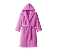 Dorian Home - Accappatoio Uomo e Donna in Spugna con Cappuccio, Tasche, Cintura a Passanti e Gancio in Cotone 100% di Alta Qualità, Durevole e Resistente, Morbido, Assorbente e Lavabile in Lavatrice