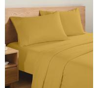 Dorian Home, Completo Lenzuola in 100% Puro Cotone Made In Italy, Angolo 33cm (Sole, Matrimoniale)