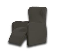 Dorian Home Copripoltrona Relax Reclinabile Elasticizzato Made In Italy - 6 Colori Disponibili (Cenere)