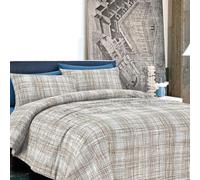 Dorian Home - Set Copripiumino Matrimoniale 250x210 con Sacco Copri Piumino Cotone 100% Puro, Morbido e Certificato + 2 Federe Cuscino Letto 50x80 con Patella di 18 cm, Parure Copripiumino 4 Stagioni