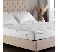 Dorian Home Topper Singolo 80/90 cm x 190/200 cm Trapuntanto Anallergico E Antiacaro In Microfibra con Elastici - Topper Singolo Imbottitura 500 gr/mq - Made In Italy