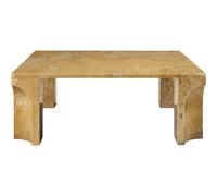 Doric Tavolino Caffè 80x80 cm Ambra Miele