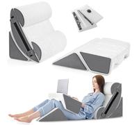 Dorifine Set di 6 cuscini ortopedici da letto, per chirurgia, memory foam per dormire, alleviare il dolore alla schiena e alle gambe, comodi e regolabili, anti-russare, bruciore di stomaco