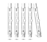 DoRight 120W Lampadina Alogena R7S 78mm Bianco Caldo 2800K Dimmerabile Proiettore Lineare a Doppia Estremità Tipo J Lampada 1885lm Lampadina Alogena R7S J78 per Lavoro, Sicurezza (Confezione da 5)