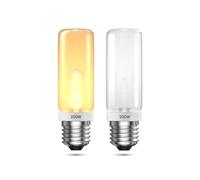 DoRight 200W E27 Lampadina Alogena Tubolare JDD Bianco Caldo 2800K Dimmerabile 2403lm Lampadine E27 Glassato Alogena per Lampade da Terra, Lampade da Tavolo, Illuminazione da Studio AC220V, 2pcs