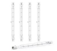 DoRight 500W Lampadina Alogena R7S 118mm Bianco Caldo 2800K Dimmerabile Lineare Lampada Alogena T3 Tipo J118 per Lavoro, Sicurezza, Illuminazione Paesaggistica Lampade 11000lm AC 220-240V (5 pezzi)
