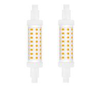 DoRight 6.5W R7s Lampadine LED Bianco Caldo 3000K 78mm Non Dimmerabile Lampadina Lineare 650LM Equivalenti 65W Lampada Alogena 240V Confezione da 2