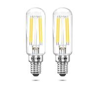 DoRight Lampadine per Cappa Cucina E14 4W Lampadina LED SES Lampada per Elettrodomestici 40W Equivalente Lampadina a Filamento Tubolare T26 6000K Bianco Freddo Dimmerabile per Aspiratore/Frigoriferi