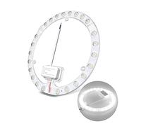 DoRight Modulo ad Anello a LED con Supporto Magnetico 24W Modul LED Plafoniera Bianco Freddo 6000K, ø19,4cm, Set di Conversione per Plafoniere e Applique, Ricambio Della Lampada Fluorescente Circolare