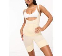 Dorina - Absolute Sculpt - Body modellante con pantaloncini beige super contenitivo con cut-out sul busto-Neutro 36