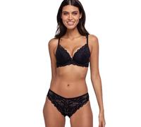 DORINA Angie-2pp-plunge Push Up Bra, Nero/Fucsia, 3C Donna