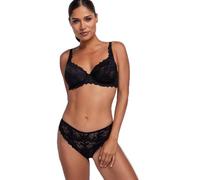 DORINA ANGIE-2PP-Wired Bra Angie Pack di Due Reggiseni Non Imbottiti, Pizzo e Microfibra, Supporto Armatura, Nero e Fucsia, Nero/Fucsia, 5C